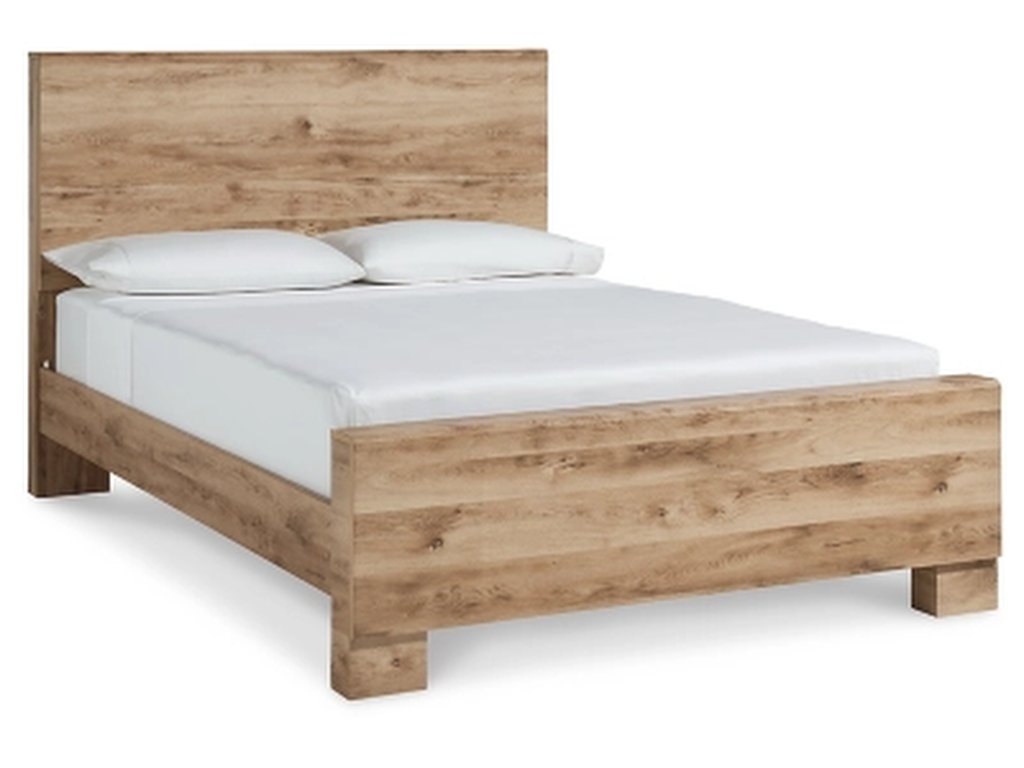 Hyanna Queen Panel Bed and Nightstand - image 2