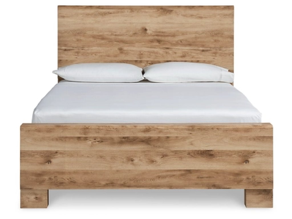 Hyanna Queen Panel Bed and Nightstand - image 1