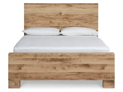 Hyanna Queen Panel Bed and Nightstand
