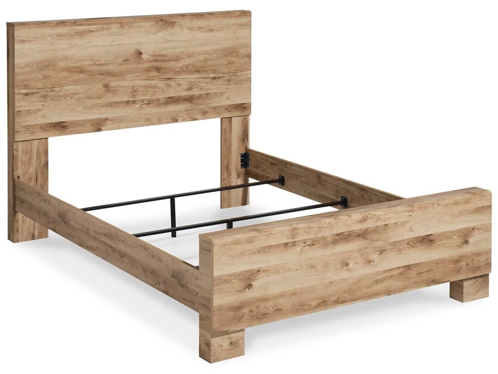 Hyanna Queen Panel Bed and Nightstand - image 4