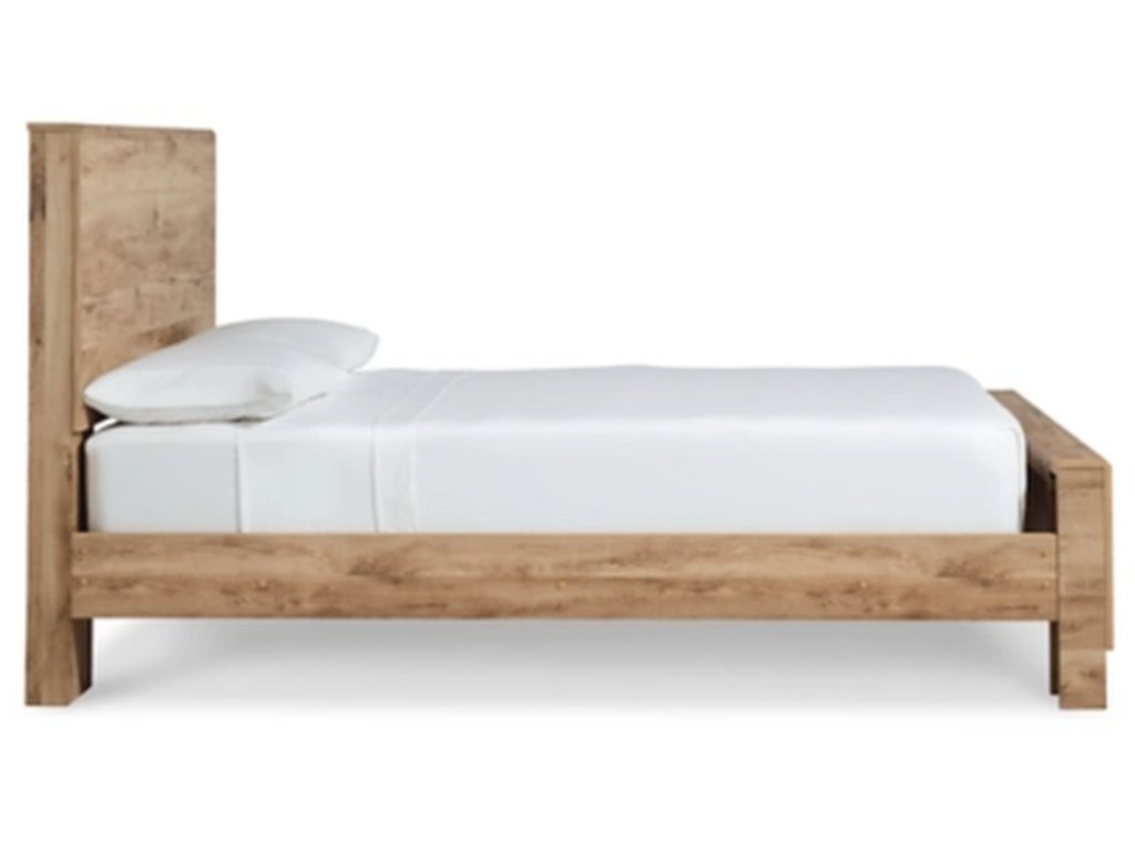 Hyanna Queen Panel Bed and Nightstand - image 3