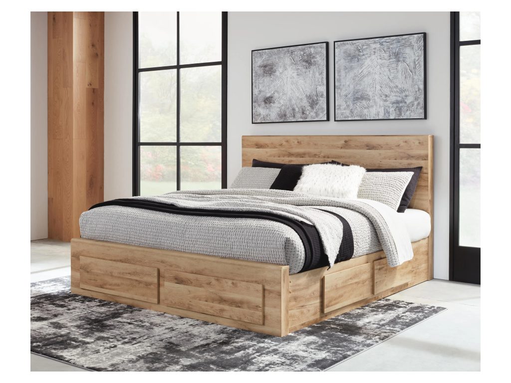 Hyanna King Panel Storage Bed and Dresser - image 10
