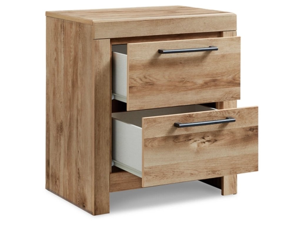 Hyanna Queen Panel Bed and Nightstand - image 7