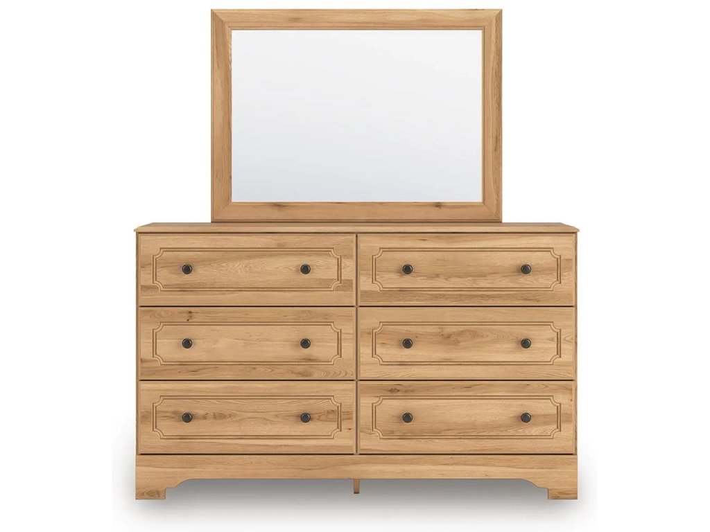 Aleaport King Panel Bed, Dresser, Mirror and Nightstand - image 1