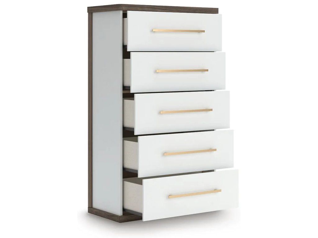 Kendanport King Upholstered Bed, Dresser, Mirror and Chest - image 10