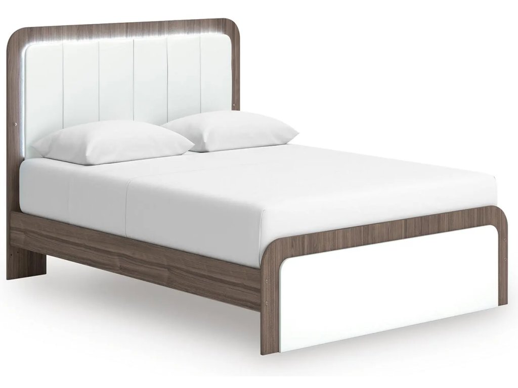 Kendanport Queen Upholstered Bed, Dresser and Nightstand - image 10