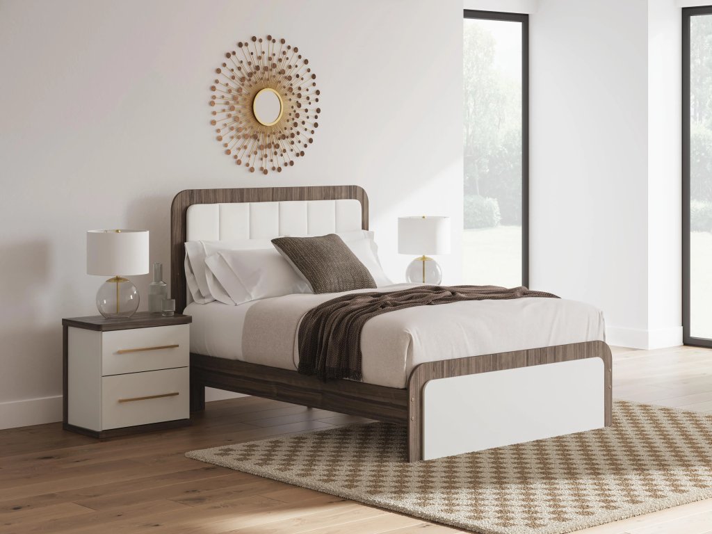 Kendanport Queen Upholstered Bed, Dresser and Nightstand - image 27