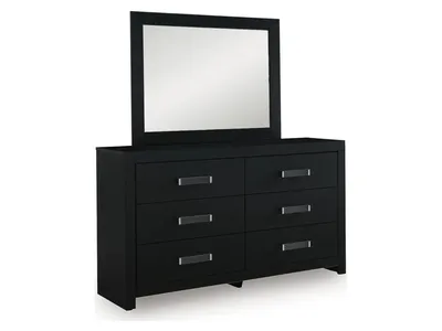 Maeling Dresser and Mirror