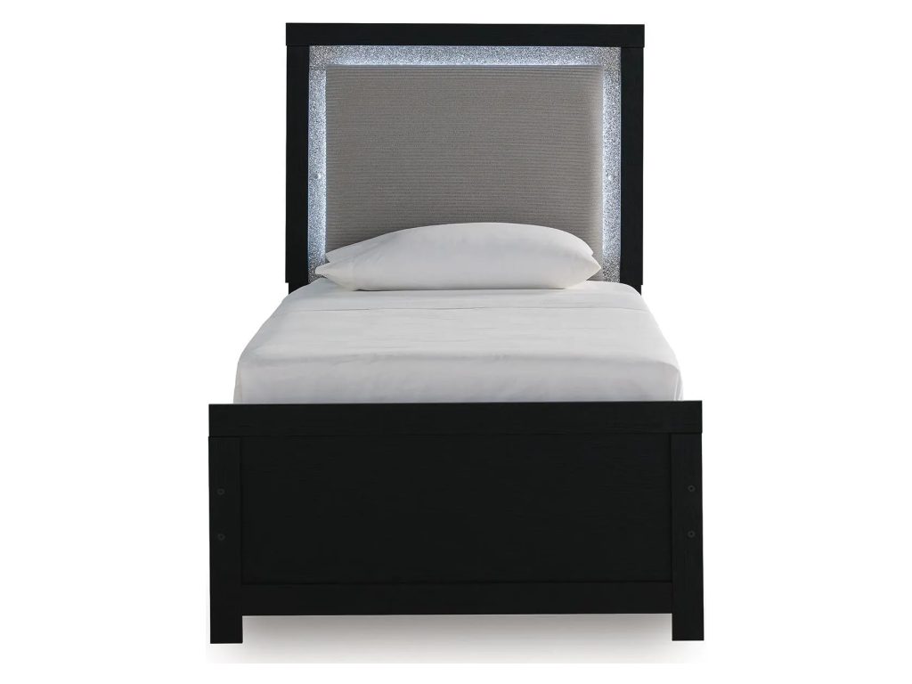 Maeling Twin Upholstered Panel Bed - image 2