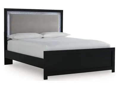 Maeling Queen Upholstered Panel Bed