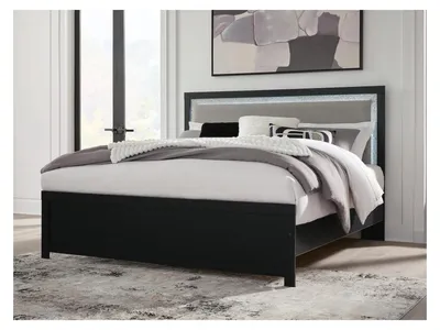 Maeling King Upholstered Panel Bed - Alternative View