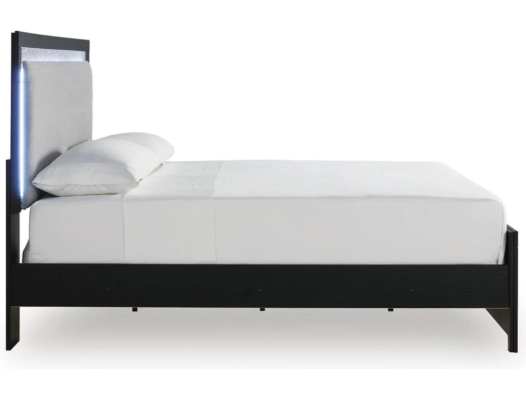 Maeling King Upholstered Panel Bed - image 4