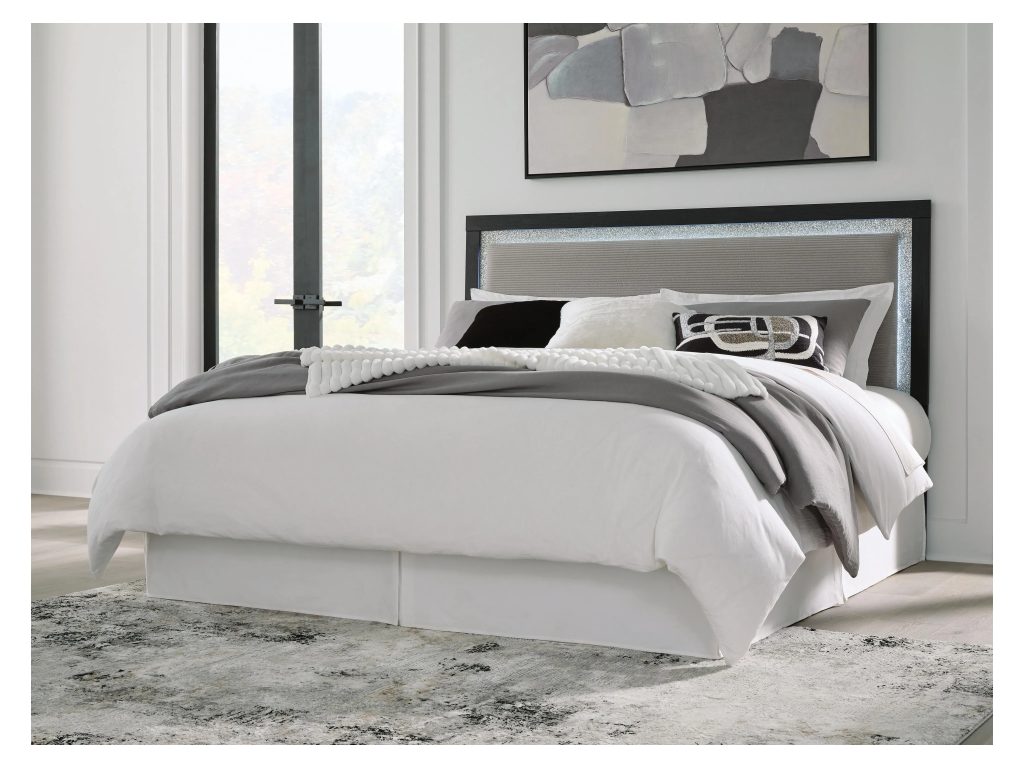 Maeling King Upholstered Panel Headboard - image 1
