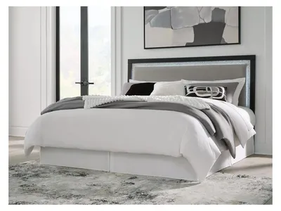 Maeling King Upholstered Panel Headboard - Alternative View