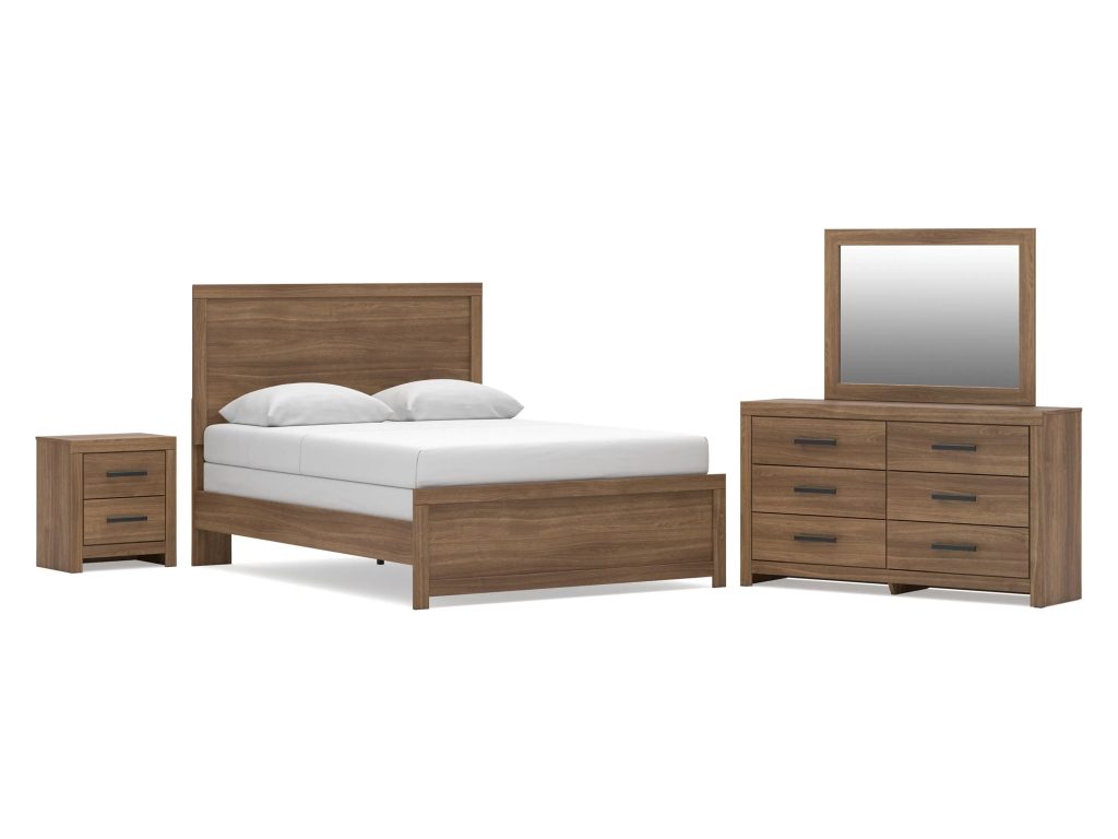 Broachmyn Queen Panel Bed, Dresser, Mirror and Nightstand - main image