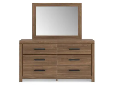 Broachmyn Full Panel Bed, Dresser and Mirror
