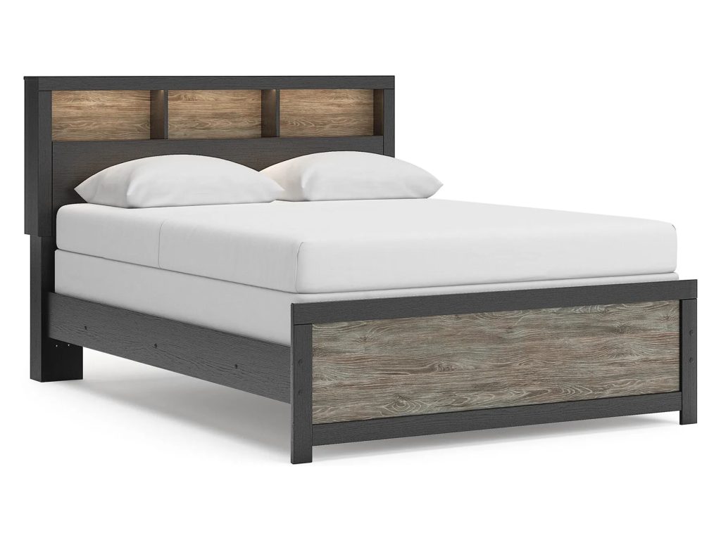 Broachmyn Queen Bookcase Panel Bed, Dresser, Mirror and Nightstand - image 11
