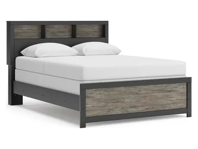 Broachmyn Queen Bookcase Panel Bed