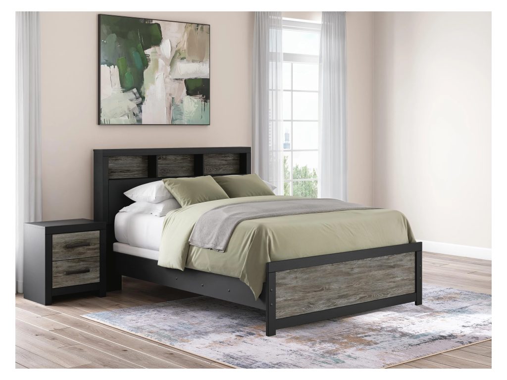 Broachmyn Queen Bookcase Panel Bed, Dresser, Mirror and Nightstand - image 26