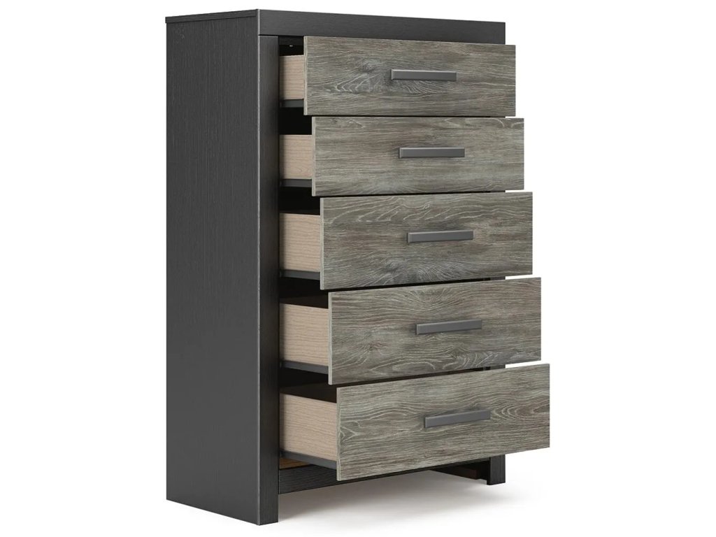 Broachmyn Queen Bookcase Bed, Chest and Nightstand - image 3