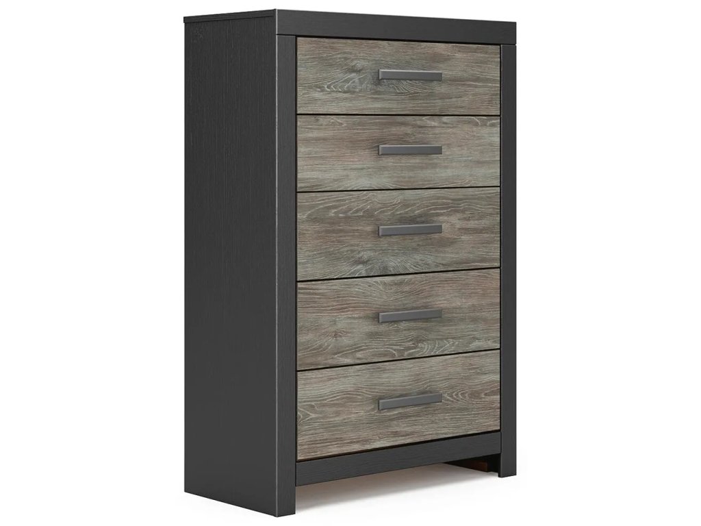 Broachmyn Queen Bookcase Bed, Chest and Nightstand - image 2