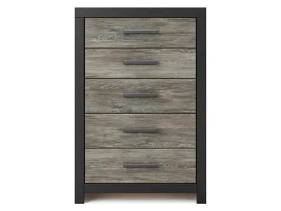 Broachmyn Queen Bookcase Bed, Chest and Nightstand