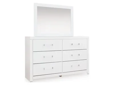 Maeling Dresser and Mirror