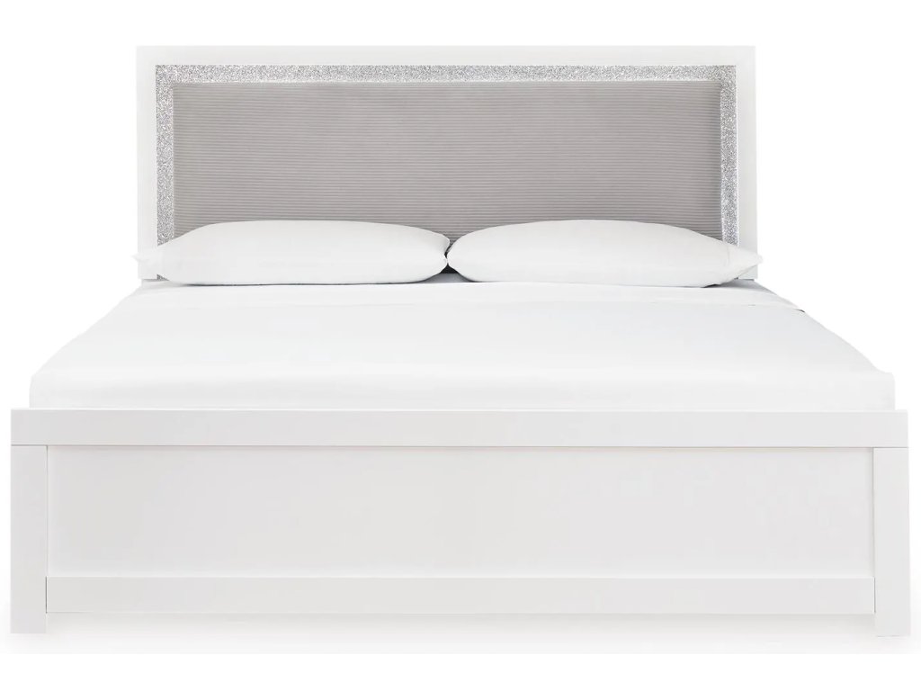 Maeling King Upholstered Panel Bed - image 3