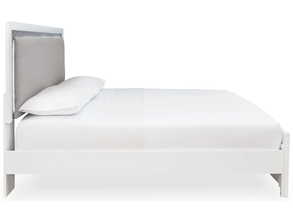 Maeling King Upholstered Panel Bed - image 4