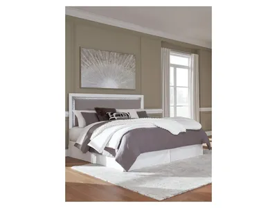 Maeling King Upholstered Panel Headboard - Alternative View