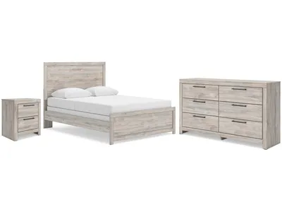 Broachmyn Queen Panel Bed, Dresser and Nightstand