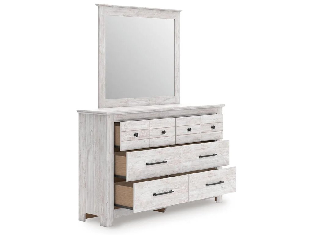 Makidern King Panel Bed, Dresser and Nightstand - image 3