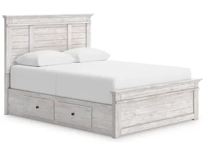 Makidern Queen Panel Storage Bed