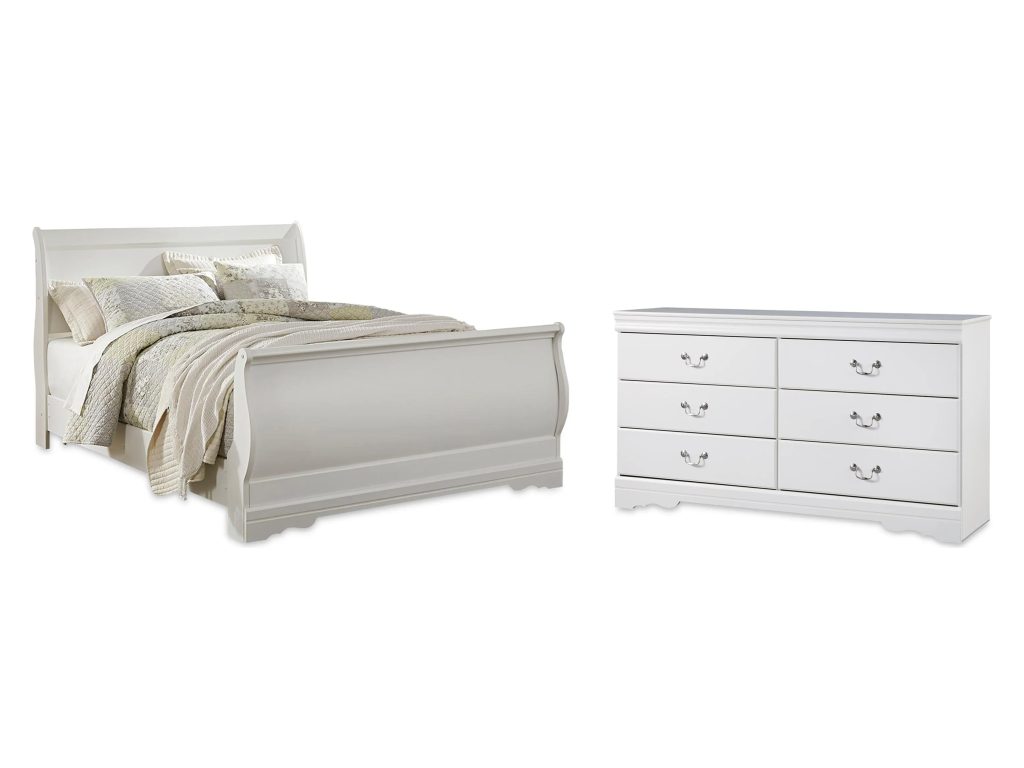 Anarasia Queen Sleigh Bed and Dresser - main image