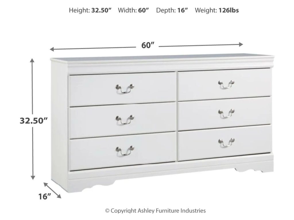 Anarasia Queen Sleigh Bed and Dresser - image 2