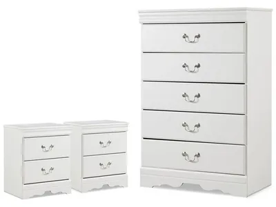 Anarasia Chest and 2 Nightstands