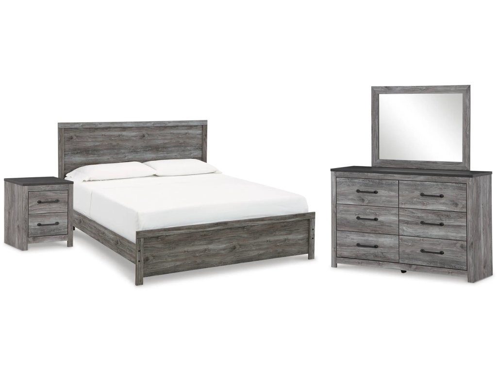 Bronyan King Panel Bed, Dresser, Mirror and Nightstand - main image