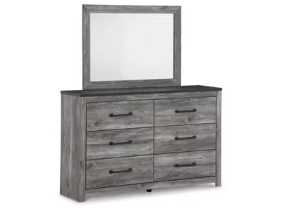 Bronyan Queen Panel Bed, Dresser, Mirror, Chest and 2 Nightstands - Alternative View
