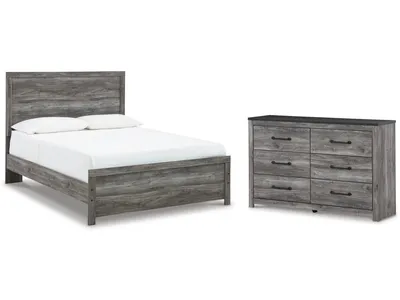 Bronyan Queen Panel Bed and Dresser