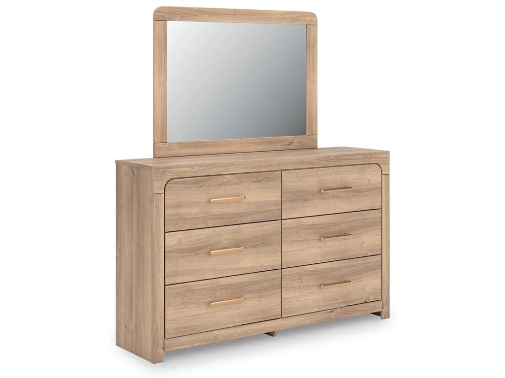 Kinlanni Queen Panel Bed, Dresser, Mirror and Nightstand - image 2