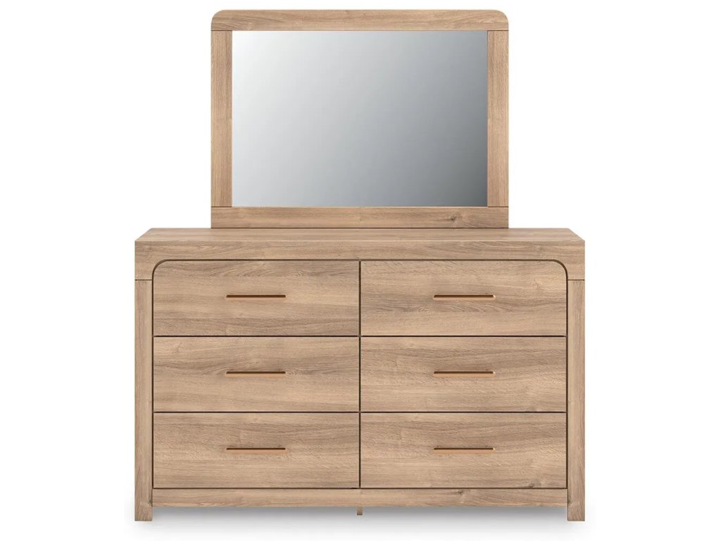 Kinlanni Queen Panel Bed, Dresser, Mirror and Nightstand - image 1