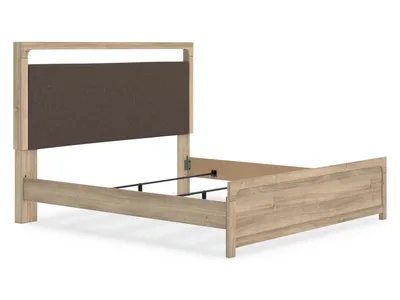 Kinlanni King Upholstered Panel Bed