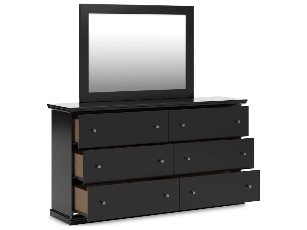 Maribel Queen Panel Bed, Dresser, Mirror, Chest and 2 Nightstands - image 3