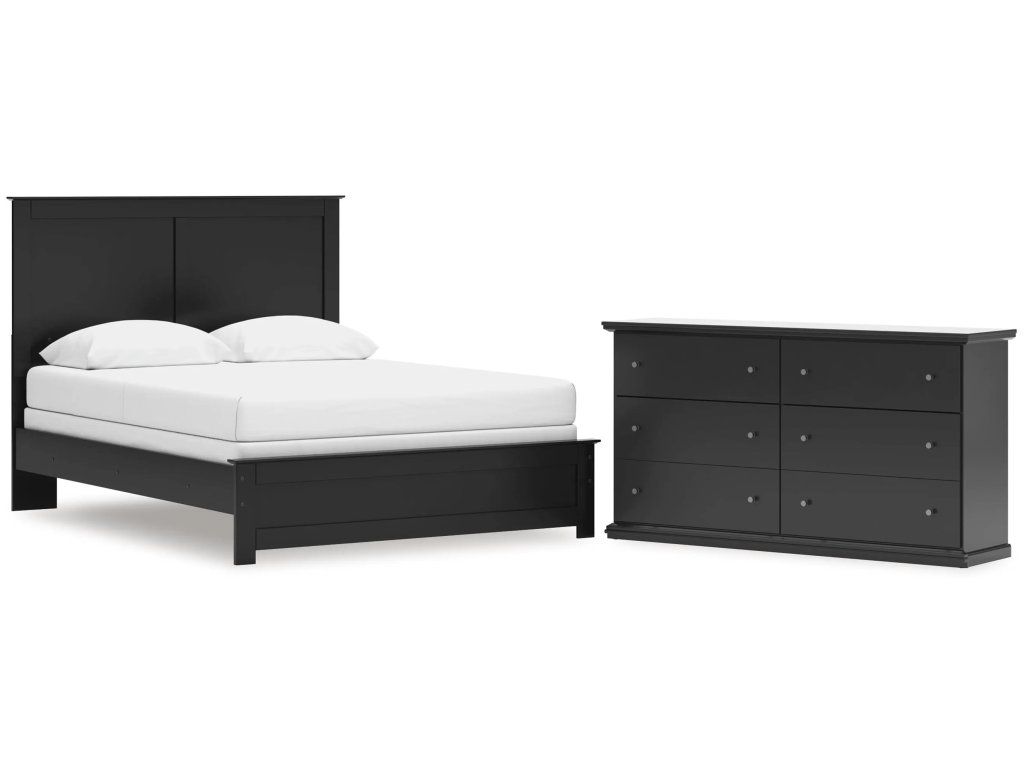 Maribel Queen Panel Bed and Dresser - main image
