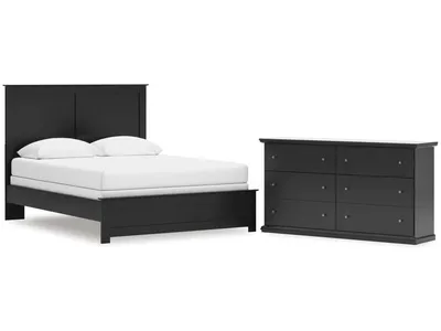 Maribel Queen Panel Bed and Dresser