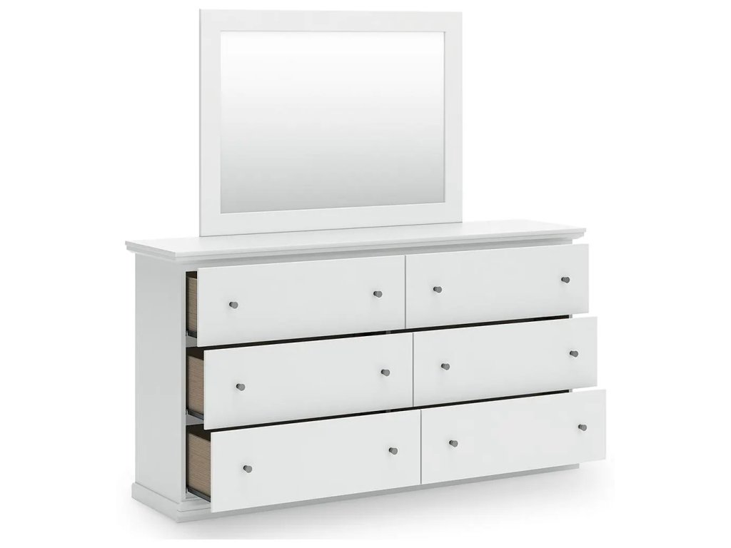 Bostwick Shoals Twin Panel Bed, Dresser and Mirror - image 3