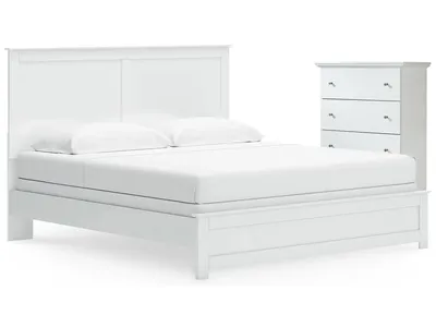 Bostwick Shoals King Panel Bed and Chest