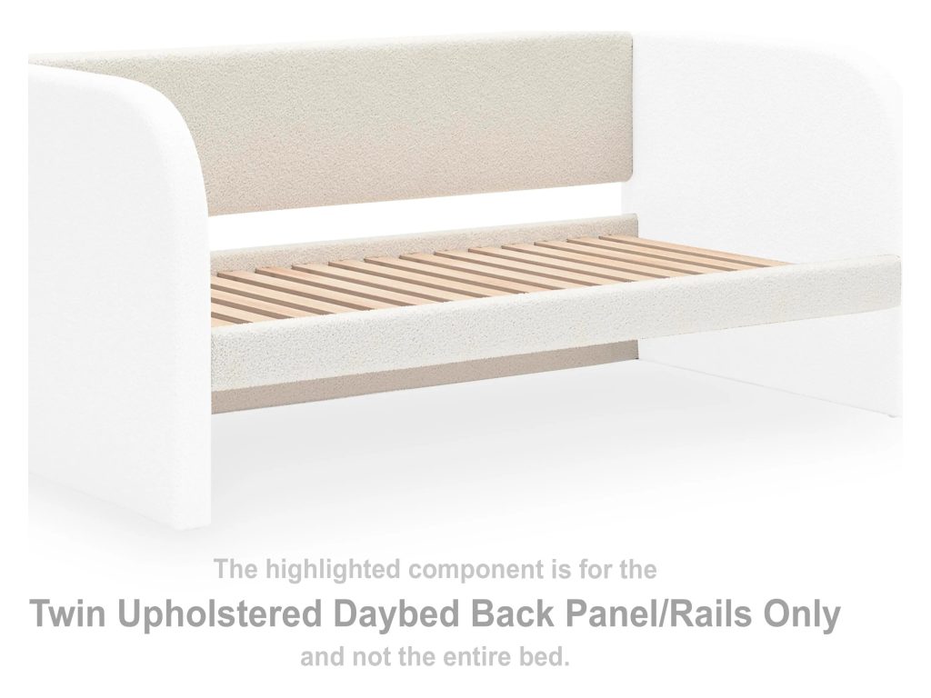 Arloster Twin Upholstered Daybed Panel/Rails/Slats - main image