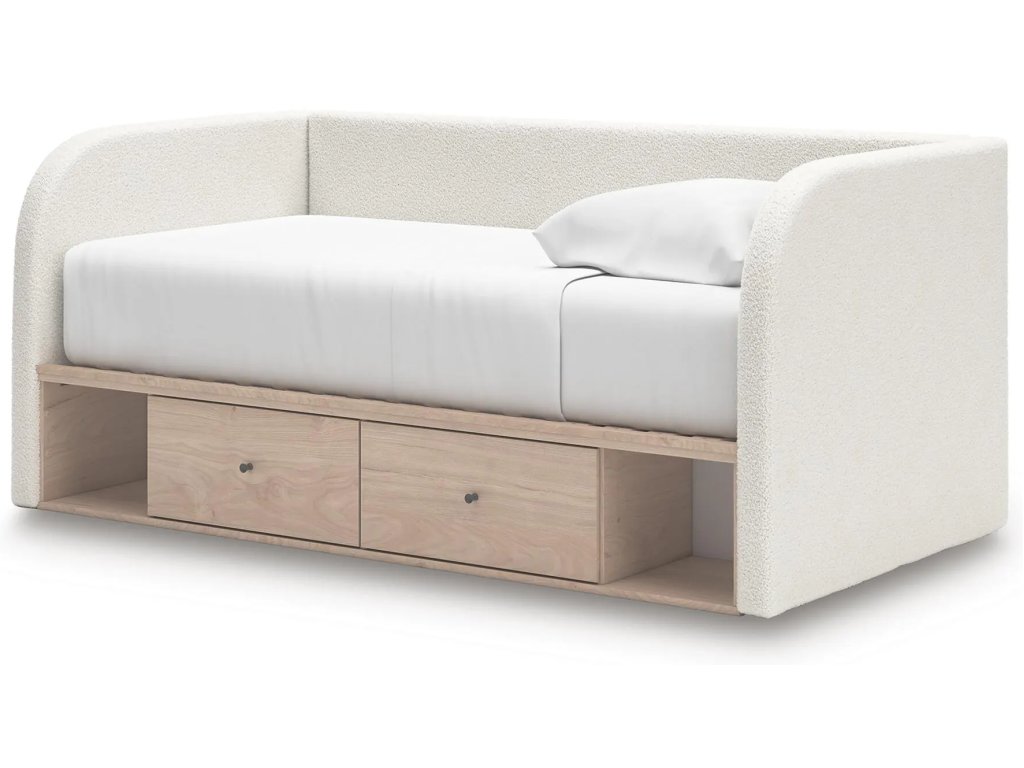 Arloster Twin Upholstered Day Bed, Dresser and Mirror - image 6