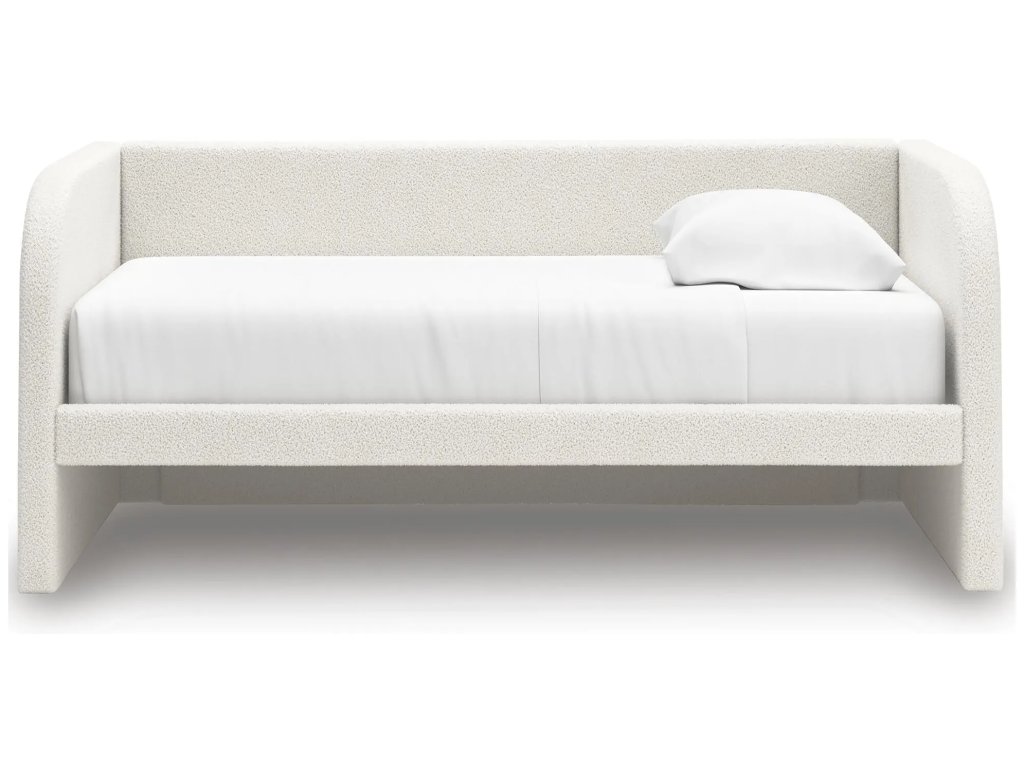 Arloster Twin Upholstered Day Bed, Dresser and Mirror - image 1